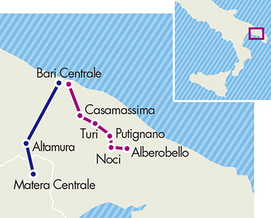 ローカル線で行く南イタリア 裏イタリアと呼ばれるアペニン半島東側